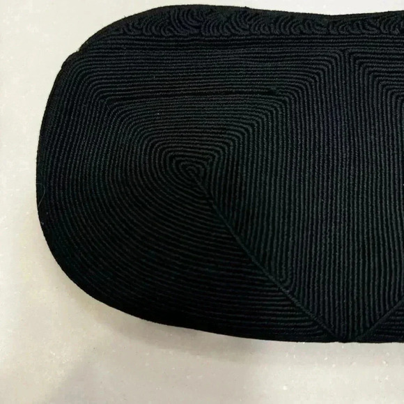 Vintage Laurel Corded Black Handbag Clutch Art Deco Design - Picture 10 of 10